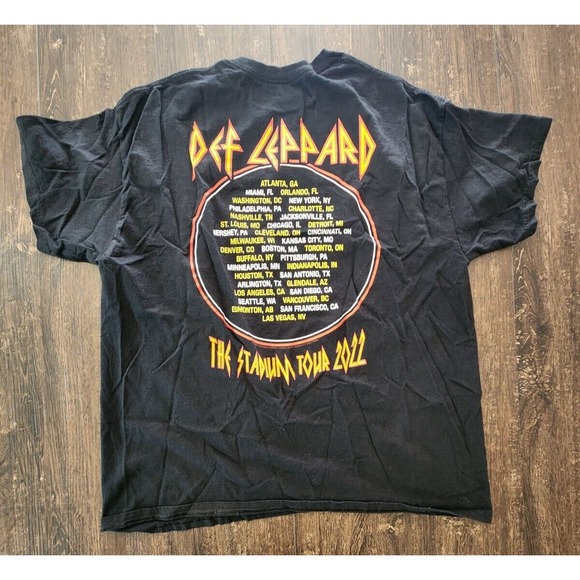 Def Leppard 2022 Stadium Tour t-shirt Large L Shirt - Picture 3 of 4